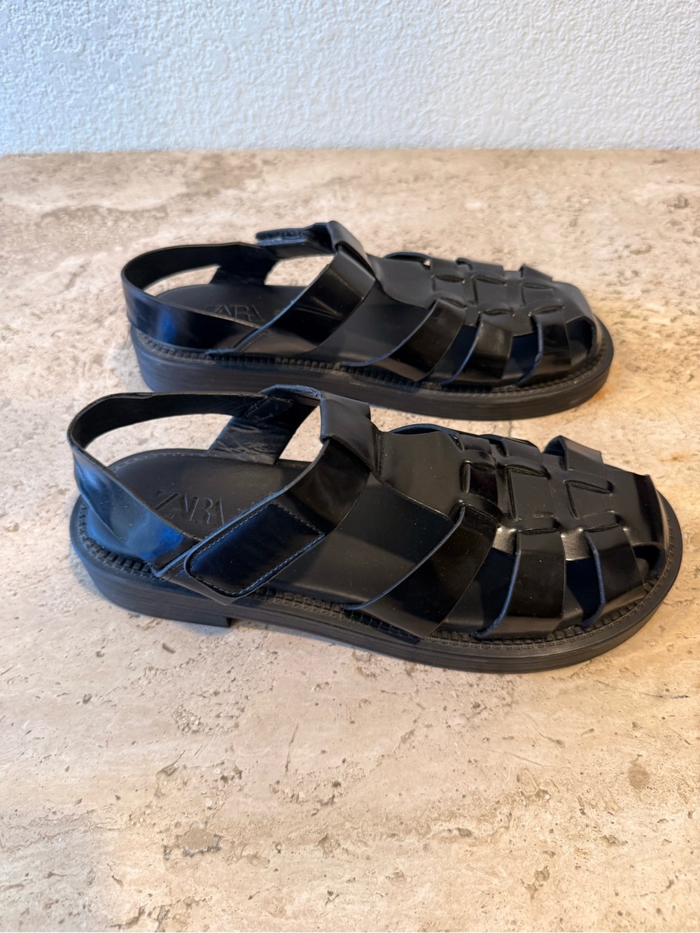 ZARA Chunky Fisherman Sandals - Picture 2 of 5